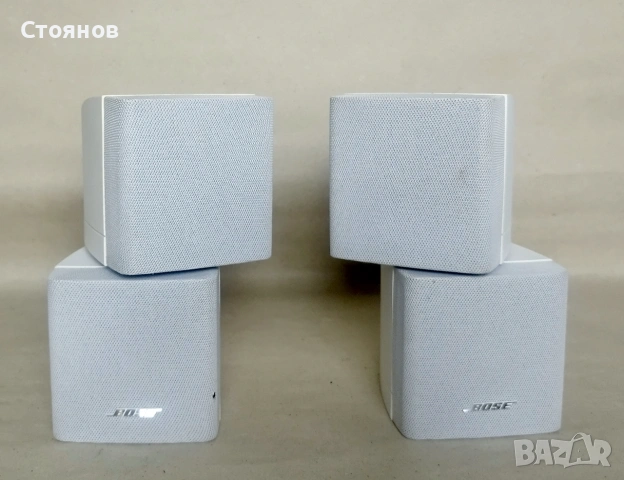 Чифт оригинални бели колонки BOSE Double Cube, снимка 3 - Тонколони - 54929508