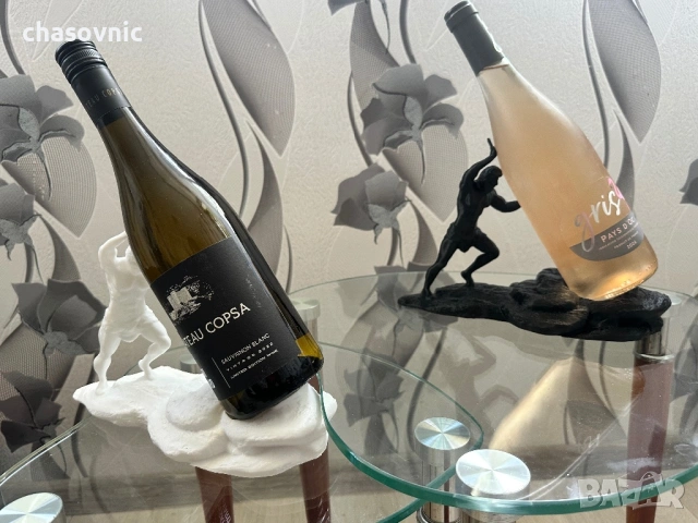 Луксозна арт поставка "Сизиф" за вино и уиски – Уникален подарък за жена, колега, шеф статуека фигур, снимка 12 - Статуетки - 54105205