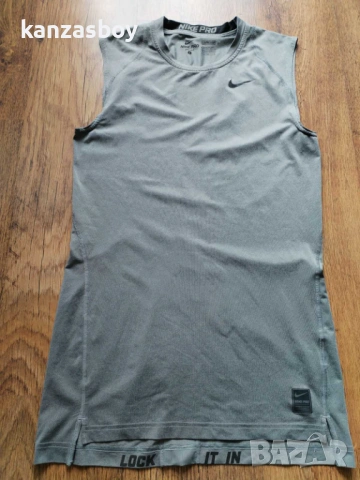 Nike Pro Combat Cool Compression - мъжки фитнес потни КАТО НОВ Л, снимка 5 - Тениски - 54416376