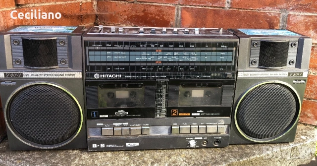 Радиокасетофон HITACHI TRK W55E, снимка 5 - Радиокасетофони, транзистори - 54730679
