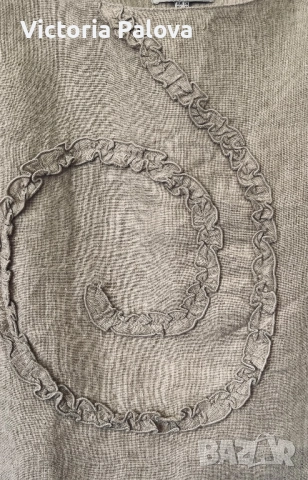 Луксозен ленен топ Bandolera с ефектен акцент Холандия, снимка 8 - Корсети, бюстиета, топове - 54083146