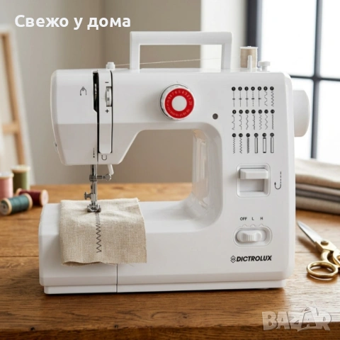 Компактна шевна машина Annabella – 20 шевни програми, двойна нишка и лесна работа за начинаещи и нап, снимка 3 - Други стоки за дома - 54503023