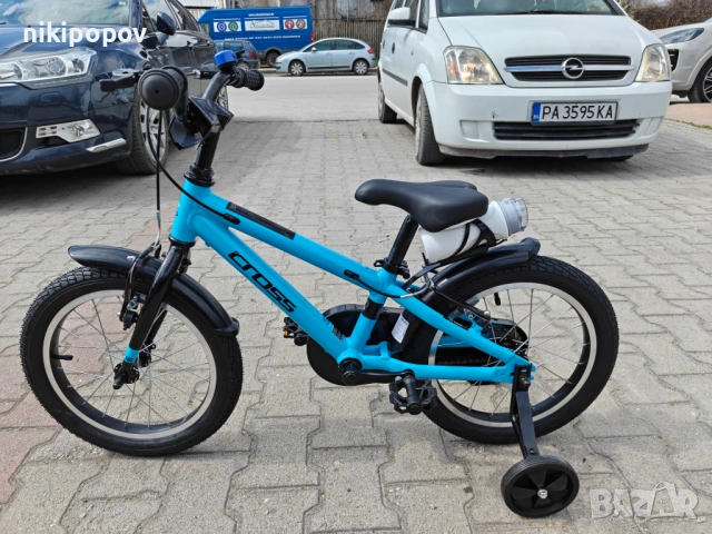 CROSS Алуминиев велосипед 16" ROCKET син, снимка 8 - Велосипеди - 53980792