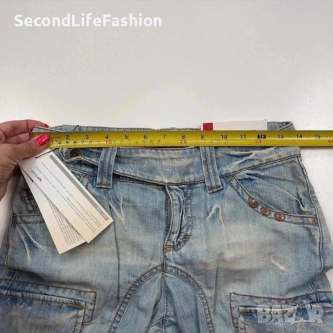 Дамски дънки GAS 3/4 нови размер 25, снимка 2 - Дънки - 54173098