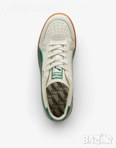 PUMA Indoor Og Shoes White/Green Мъжки маратонки PUMA Indoor OG в бяло и зелено с първокласна кожа , снимка 5 - Маратонки - 54661093
