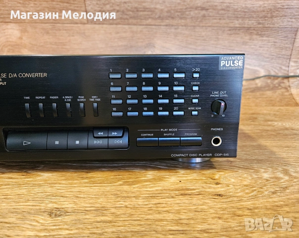 CD Player Sony CDP-515 – Аналогов финес и прецизност от златната ера на Sony, снимка 5 - Декове - 54589227