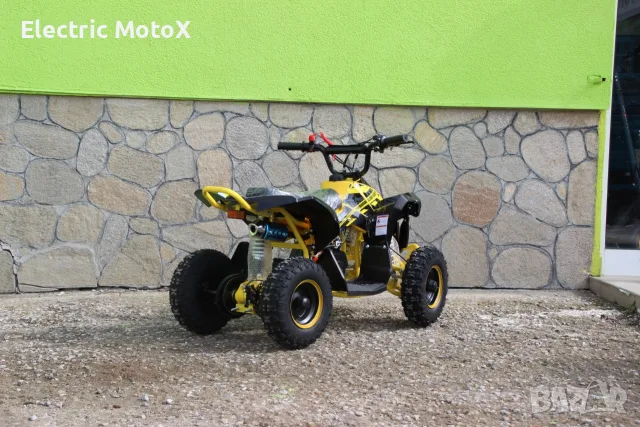 Детско бензиново ATV Grizzly SPORT – BLACK & YELLOW, снимка 4 - Мотоциклети и мототехника - 55364583