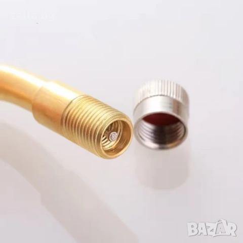 Метален удължител за вентил 90° с вградена клапа – за камиони, велосипеди и електрически 10123, снимка 10 - Други стоки за дома - 54658638