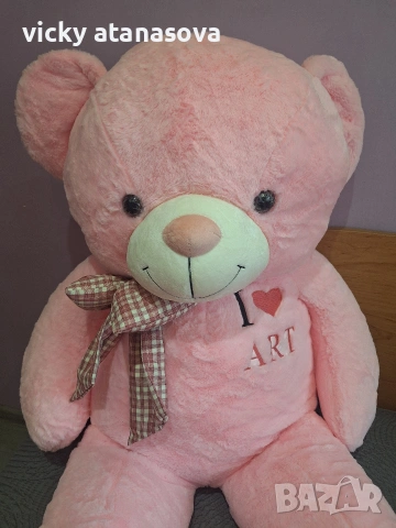 Голямо плюшемо мече Art-93, снимка 2 - Плюшени играчки - 54293621