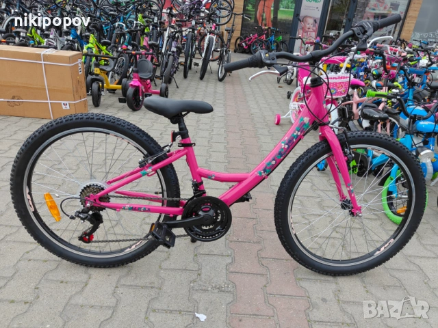 CROSS Велосипед 24" ALISSA розов, снимка 2 - Велосипеди - 54276808