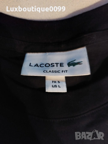 Мъжка тениска Lacoste L, снимка 5 - Тениски - 54355577