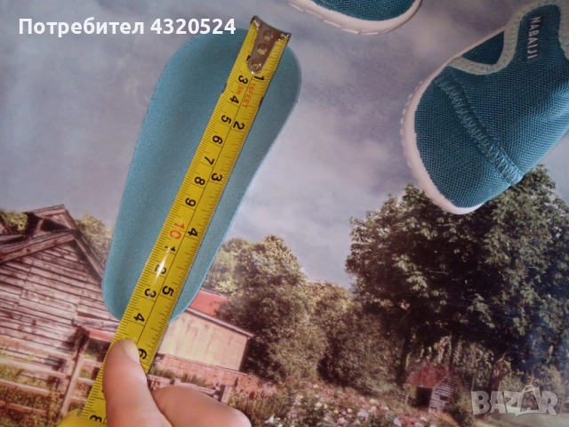 DECATHLON БЕБЕШКИ АКВА ОБУВКИ, ЗЕЛЕНИ, снимка 3 - Бебешки обувки - 54647963