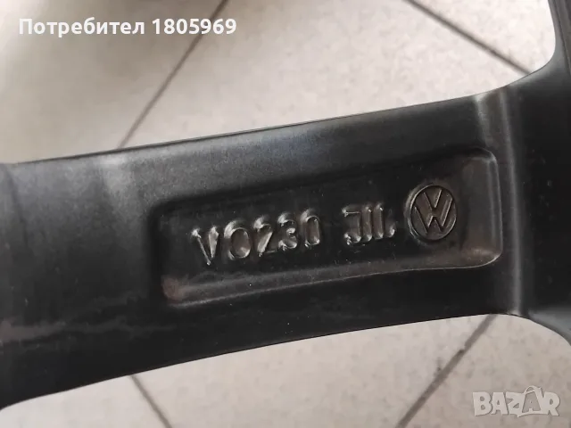 4бр. ал. джанти VW (оригинални) 5x100 , 6x16 , ET35, снимка 7 - Гуми и джанти - 55299820