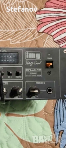 IMG Stage Line MPX-622/SW Смесителен пулт Rack , снимка 3 - Ресийвъри, усилватели, смесителни пултове - 54015129