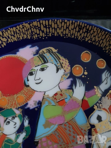 Rosenthal Studio-Line Aladin/Розентал Бавария немска колекционерска порцеланова чиния-картина Аладин, снимка 5 - Картини - 54091128