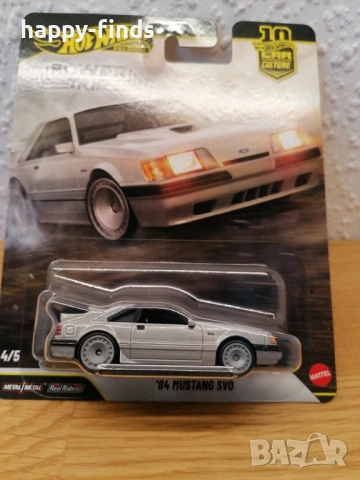 Hot Wheels `84 Mustang SVO Car Culture