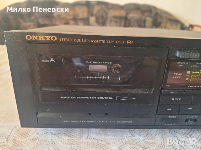 ONKYO TA-W30 DOUBLE STEREO CASSETTE DECK.MADE IN JAPAN., снимка 2 - Декове - 54904290