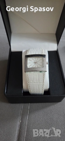 Дамски кварцов часовник с бяла каишка, снимка 10 - Дамски - 54202952