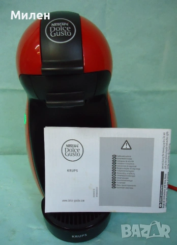 Кафемашина с гаранция 1 година NESCAFÉ® Dolce Gusto Krups Piccolo.Red, снимка 8 - Кафемашини - 54478478