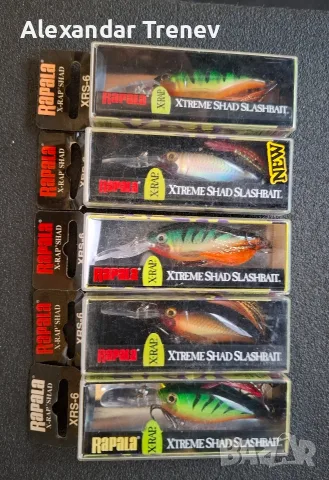 Воблери Rapala XRS 6, XRS 8, XRSH 6-спрени от производство, снимка 2 - Такъми - 55591897