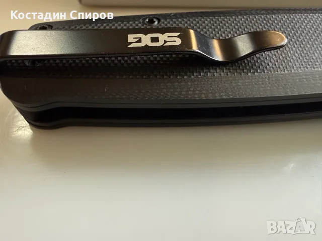 сгъваеми ножове SOG Terminus XR Black и SENCUT Snap Burgundy, снимка 5 - Ножове - 55583933