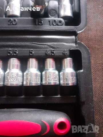 Комплект гедоре 1/4", снимка 4 - Гедорета - 54017135