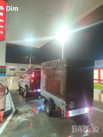 Ремарке Б категория със стойка за мотор и падащ борд под наем , снимка 2 - Транспорт под наем - 55007939