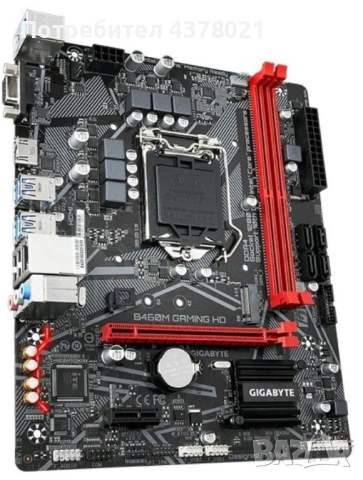 Gigabyte B460M Gaming HD – дънна платка (LGA1200), снимка 2 - Дънни платки - 54292656