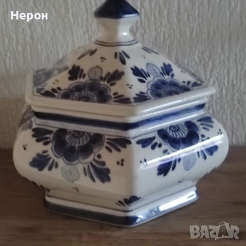Порцеланова бонбониера, снимка 3 - Кутии за храна - 55168527