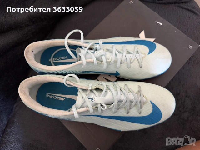 Nike Zoom Mercurial Vapor 16 Pro Tf, Футболни обувки сини, снимка 4 - Спортни обувки - 55275219