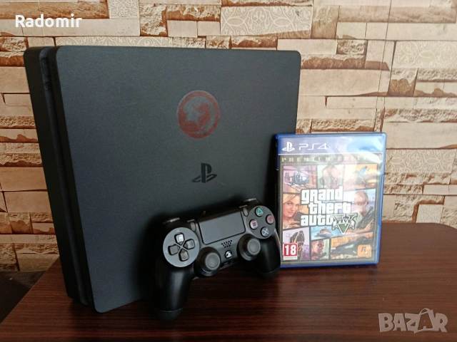 Ps4 slim 1tb + 1 джойстик и необходимите кабели , снимка 2 - PlayStation конзоли - 55061575