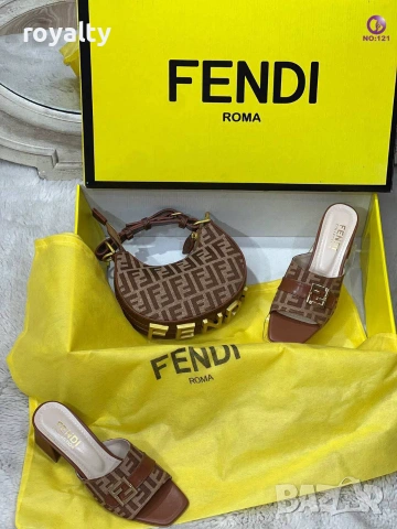 Fendi Нови Дамски Чехли Фенди Различни Цветове 