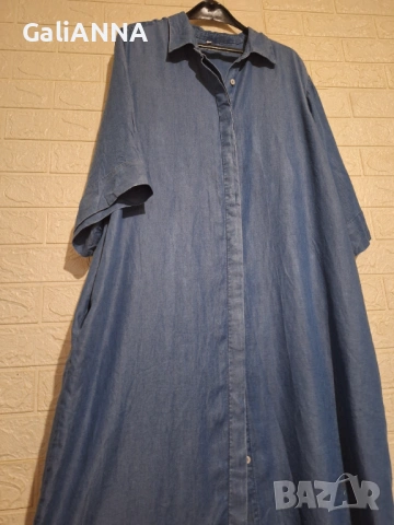 СТРАХОТНА  ДЪНКОВА РОКЛЯ HEMA 2XL-3XL, снимка 5 - Рокли - 54813472