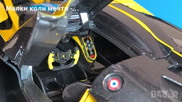 Метална количка Bugatti, чисто нова, мащаб 1:18 , снимка 9 - Колекции - 55479469