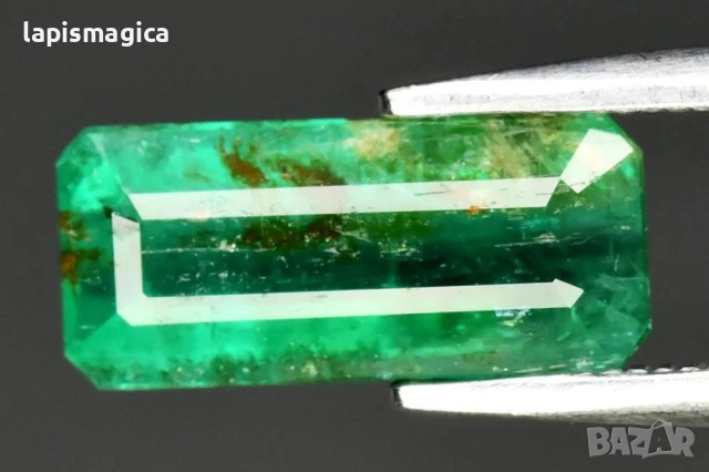 Естествен смарагд от Замбия 1.49ct 11.3x5mm октагон шлифовка