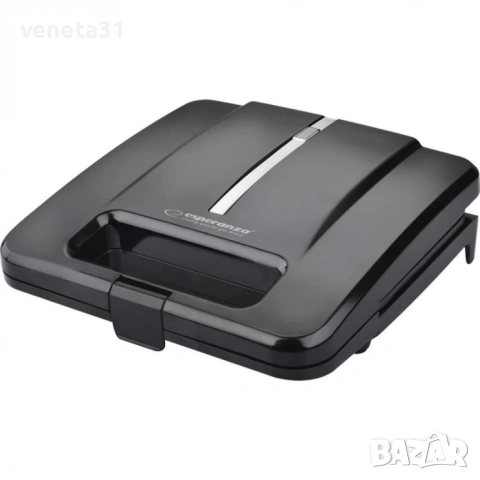 Тостер-сандвич Esperanza Parmigiano, 1000W, триъгълник, 2 ГОДИНИ ГАРАНЦИЯ, снимка 5 - Съдове за готвене - 54124595