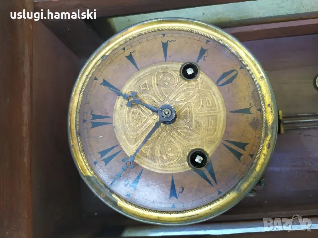Стар стенен часовник, снимка 6 - Антикварни и старинни предмети - 55486148