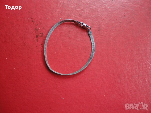 Невероятна италианска сребърна гривна 2, снимка 8 - Гривни - 54080471