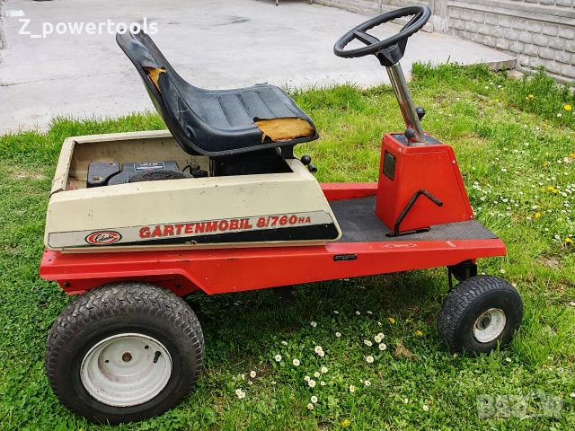 Тракторна косачка Columbia Gartenmobil 8/760HA – 8 HP Briggs & Stratton, снимка 3 - Градинска техника - 54192392
