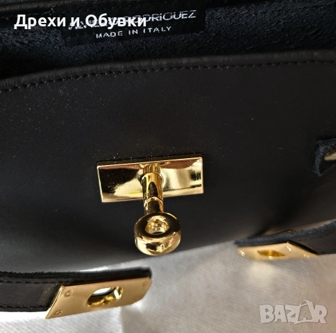Оригинална дамска чанта естествена кожа ALVIERO RODRIGUEZ , снимка 5 - Чанти - 54808718