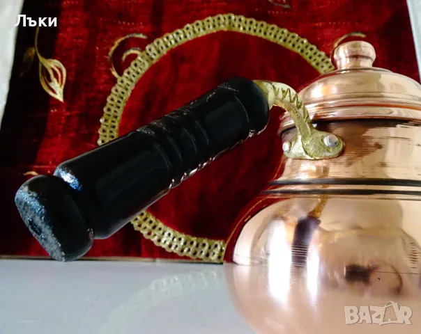 Меден чайник,кана,чиста червена мед 850 мл. , снимка 6 - Антикварни и старинни предмети - 55503370