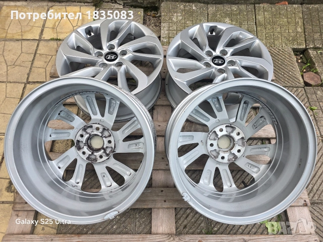 Лети джанти 17ки 5х114.3 Hyundai, снимка 11 - Гуми и джанти - 54855055