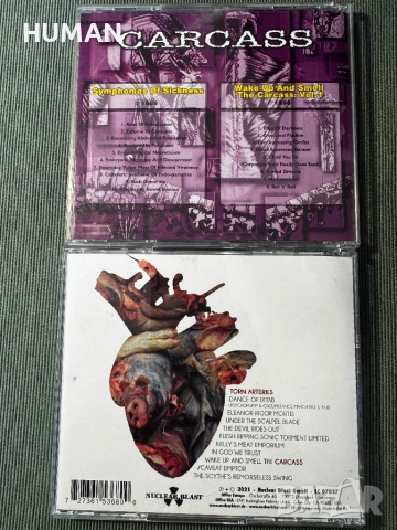 Brutality - Carcass - Monstrosity - In Battle - Cradle, снимка 9 - CD дискове - 54424376
