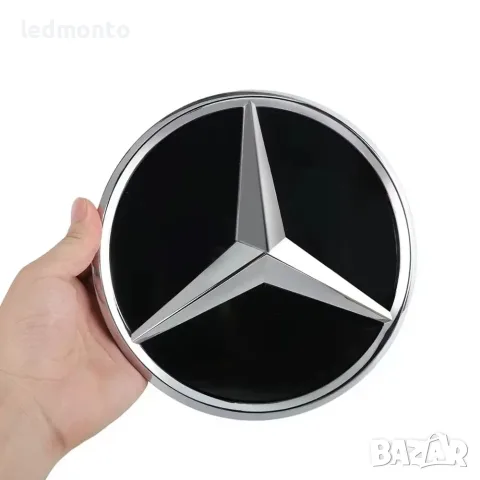 Емблема за Предна Решетка Mercedes C-Class W206 Изпъкнала Звезда 18.5см | Monto.bg, снимка 6 - Аксесоари и консумативи - 55353782