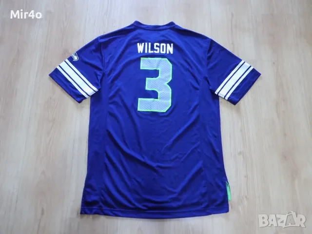 бейзболна риза texas rangers/Seattle Seahawks Russell Wilson NFL блуза тениска мъжка оригинал L, снимка 10 - Спортни дрехи, екипи - 47048089
