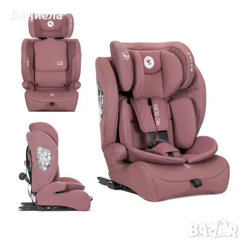 СТОЛ ЗА КОЛА RIO ISOFIX 76-150CM PINK