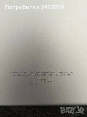 Macbook Air M2 A2681, снимка 4 - Лаптопи за работа - 54696524