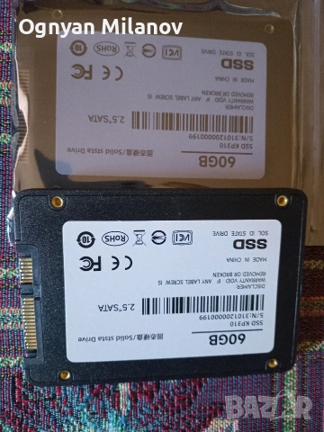 Продава нови ссд60гб/2.5, снимка 2 - Твърди дискове - 54110218