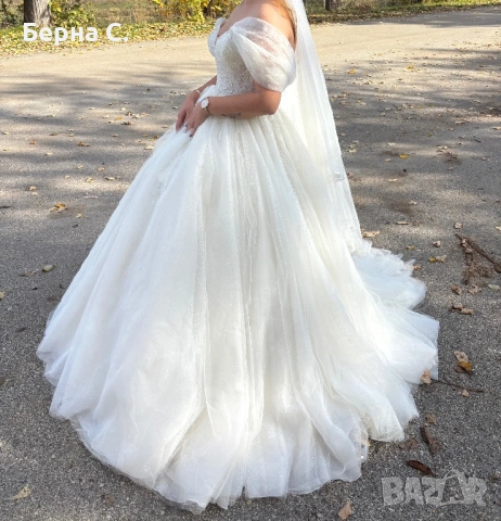 Булченска Рокля, снимка 3 - Сватбени рокли - 54250572