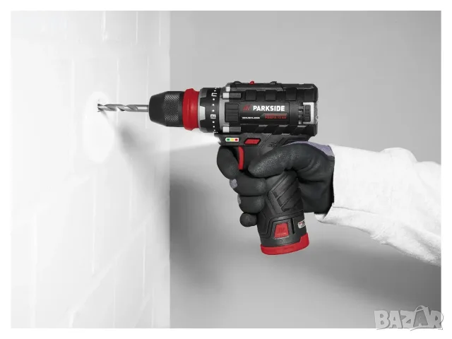 PARKSIDE PBSPA 12 E4 12V комплект акумулаторна бормашина/винтоверт,с батерии и зарядно устройство, снимка 6 - Винтоверти - 55451214